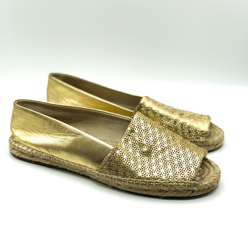 Gold Espadrilles